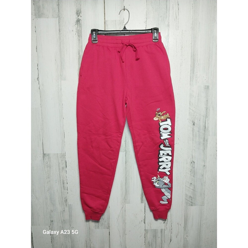 Tom & Jerry Red Classic Fit Sweatpants Small